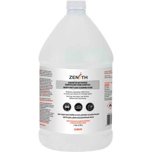 Nettoyant antibu&eacute;e de premi&egrave;re qualit&eacute; pour lentilles, 3,78 L Sécurité Médic