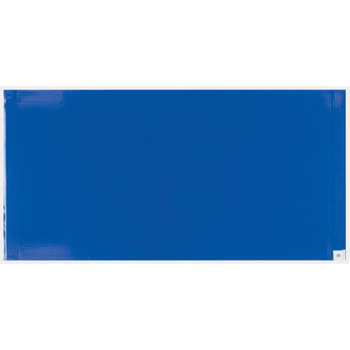 Peel-Away Cleanroom Mats & Frame Kit, 1.57 mils Thick, 24" W, 3-3/4' L x Blue Sécurité Médic