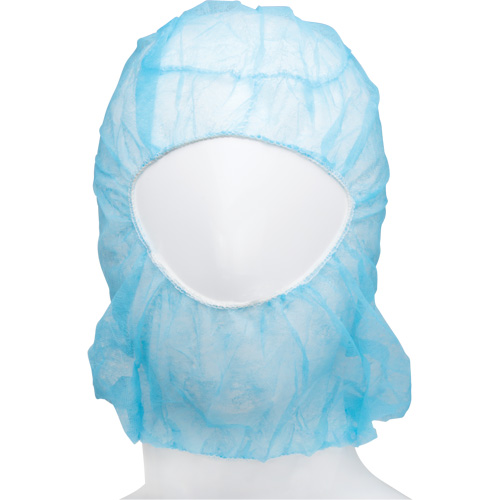 Disposable Hood, Polypropylene, Blue Sécurité Médic