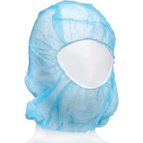 Disposable Hood, Polypropylene, Blue Sécurité Médic