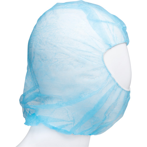Disposable Hood, Polypropylene, Blue Sécurité Médic