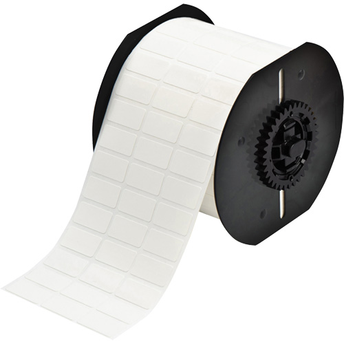 B33 Series Repositionable Adhesive Labels, Vinyl, 1" L x 0.5" H, White Sécurité Médic