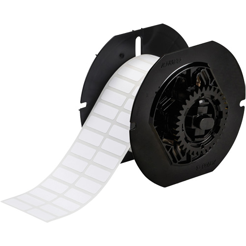&eacute;tiquettes pour laboratoire r&eacute;sistant aux produits chimiques de s&eacute;rie B33, Polyester, 1" lo x 0,375" h, Blanc Sécurité Médic