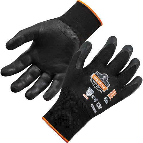 Gants enduits ProFlex DSX pour pr&eacute;hension de produits secs, Petit, R&ecirc;vetement Nitrile, Calibre 18, Enveloppe en Nylon/Spand Sécurité Médic