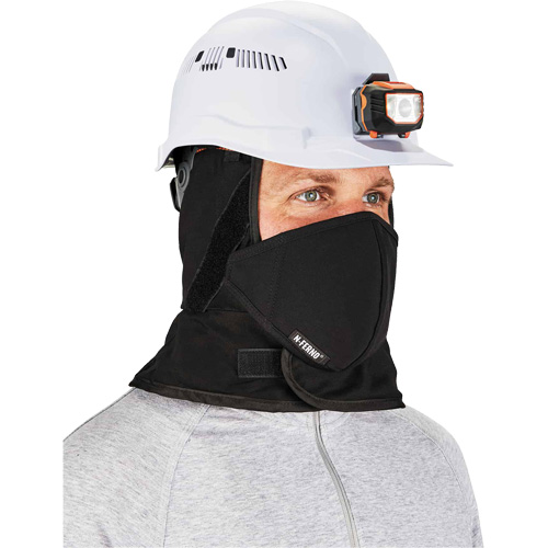 Doublure de casque de s&eacute;curit&eacute; d'hiver N-Ferno avec cache-bouche, Doublure en Molleton, Taille unique, Noir Sécurité Médic