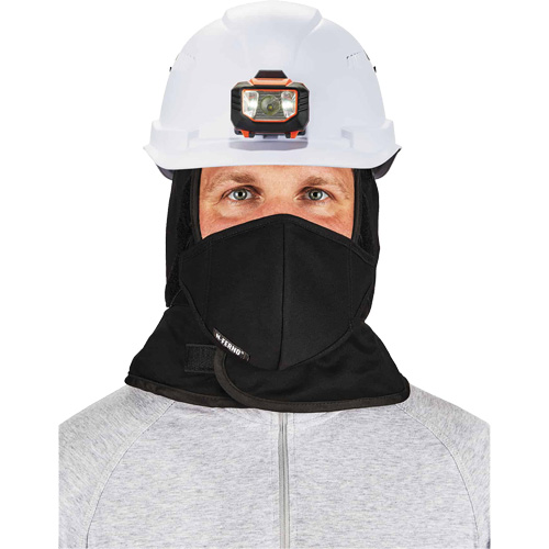 Doublure de casque de s&eacute;curit&eacute; d'hiver N-Ferno avec cache-bouche, Doublure en Molleton, Taille unique, Noir Sécurité Médic