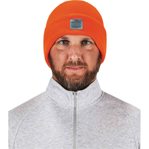 Bonnet en tricot c&ocirc;tel&eacute; N-Ferno, Taille unique, Orange Sécurité Médic