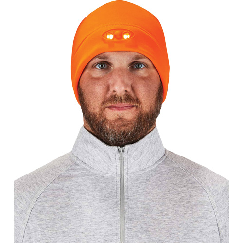 N-Ferno&reg; Skull Cap Beanie Hat with LED Lights, One Size, Black Sécurité Médic