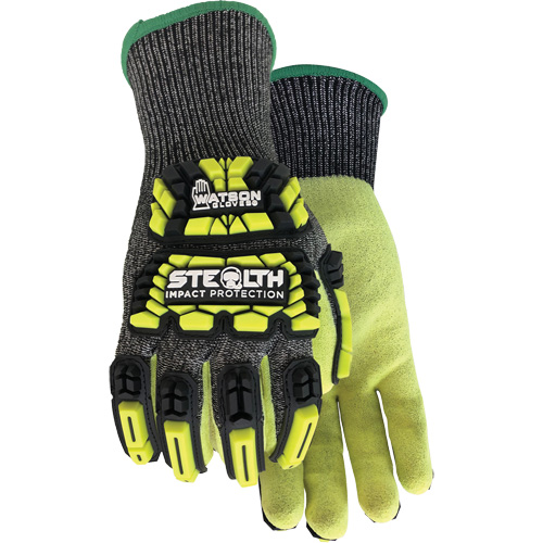 Stealth Dog Fight Impact & Cut Resistant Gloves, Small, Glass Fibre/HPPE/Nylon/Spandex Palm, Knit Wrist Cuff Sécurité Médic