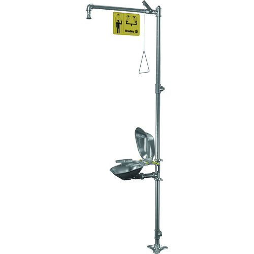 Halo Shower & Eye/Face Wash Unit, Pedestal Sécurité Médic