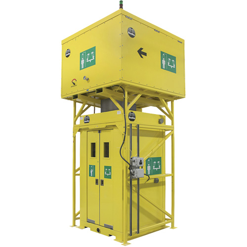Enclosed Outdoor Gravity Fed Safety Shower Sécurité Médic