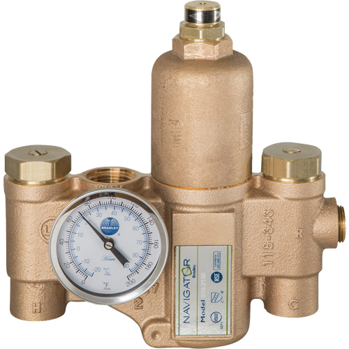 Robinet mitigeur thermostatique pour luminaires durgence Navigator EFX20, 30 gal./min Sécurité Médic