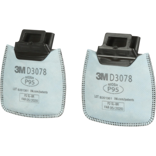 Secure Click Filter, Particulate Filter with Nuisance Vapour Relief, Organic Vapour/Acid Gas/P95 Sécurité Médic
