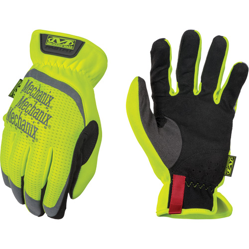 FastFit&reg; High-Visibility Work Gloves, Synthetic Palm, Size X-Large/11 Sécurité Médic
