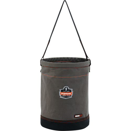 Arsenal&reg; 5930 Web Handle Hoist Bucket, Canvas, 12.5" Dia. x 17" H, 150 lbs. Load Rating Sécurité Médic