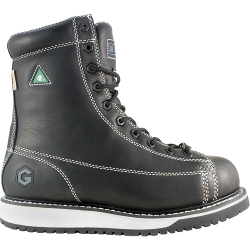 Rigger Work Boots, Leather, Steel Toe, Size 7, Impermeable Sécurité Médic