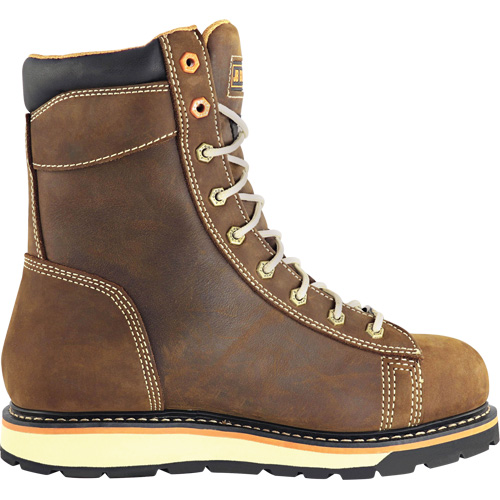 Rigger Work Boots, Leather, Steel Toe, Size 7, Impermeable Sécurité Médic