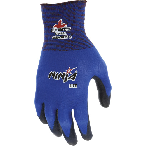 Ninja&reg; Lite Coated Gloves, Large, Polyurethane Coating, 18 Gauge, Nylon Shell Sécurité Médic