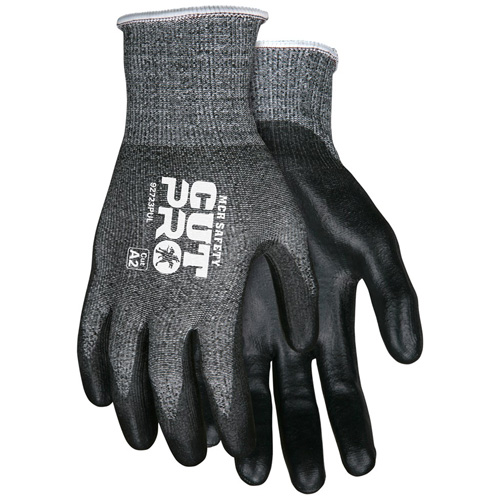 Gants r&eacute;sistant aux coupes Safety Cut Pro, Taille Grand, Calibre 13, Rev&ecirc;tement Polyur&eacute;thane, Enveloppe en PEHP, ASTM ANSI niveau A2 Sécurité Médic