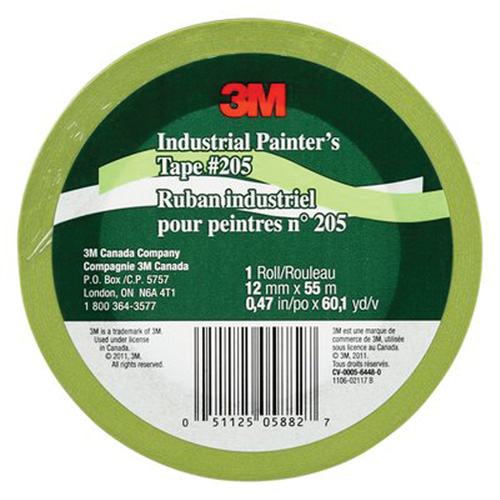 Industrial Painter's Grade Masking Tape Sécurité Médic