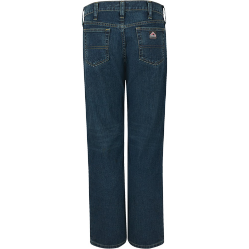 Jeans pour hommes &agrave; coupe droite &eacute;lastique, Tour de taille 30 Sécurité Médic
