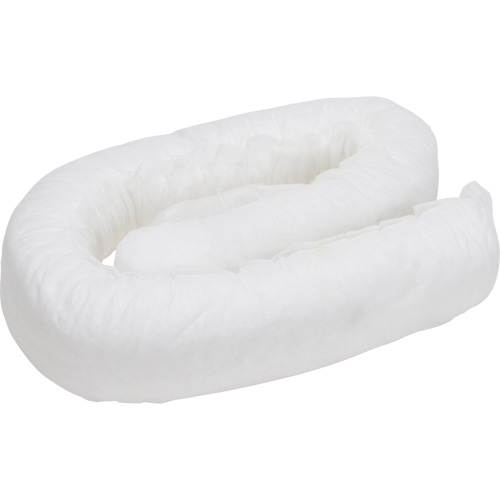 Remblais tubulaires, Huile seulement, Absorption 9 gal., 3" la x 4' lo, Pqt de 12 Sécurité Médic
