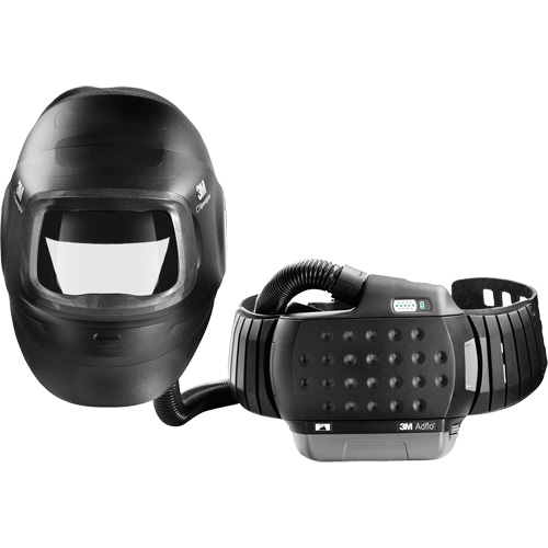 Syst&egrave;me de protection respiratoire &agrave; &eacute;puration d'air propuls&eacute; pour haute altitude Adflo, Masque de soudage, Pile Lithium-ion Sécurité Médic