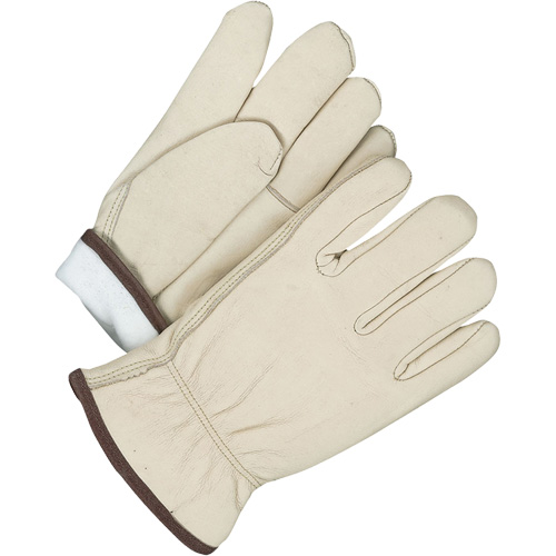 Driver/Roper Gloves, 10, Grain Cowhide Palm, Thinsulate Inner Lining Sécurité Médic
