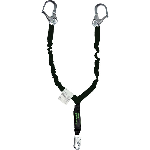 Miller&reg; Arc-Rated Shock-Absorbing Lanyard, 6', Locking Snap Hook Center, Locking Snap Hook Leg Ends, Kevlar&reg; Sécurité Médic
