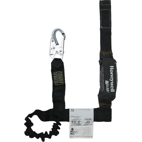 Miller&reg; Arc-Rated Shock-Absorbing Lanyard, 6', Locking Snap Hook Center, Locking Snap Hook Leg Ends, Kevlar&reg; Sécurité Médic