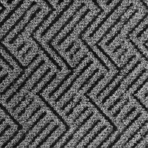 Triathlon Performance Entrance Mats, Wiper/Scraper, 4' x 6' x 7/16", Charcoal Sécurité Médic