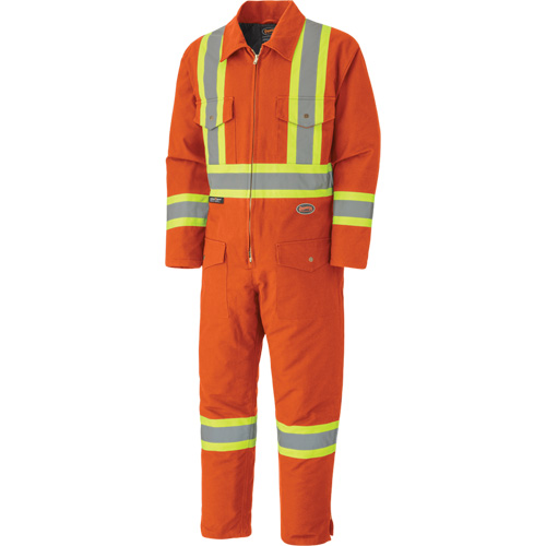 5540A Quilted Coveralls, 2X-Large, Orange Sécurité Médic