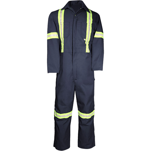 Deluxe Work Coveralls, 50, Navy Blue Sécurité Médic