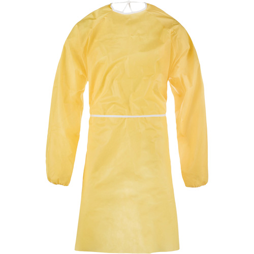 Blouse ChemMax 1, Taille unique, Jaune, Poly&eacute;thyl&egrave;ne/Polypropyl&egrave;ne Sécurité Médic