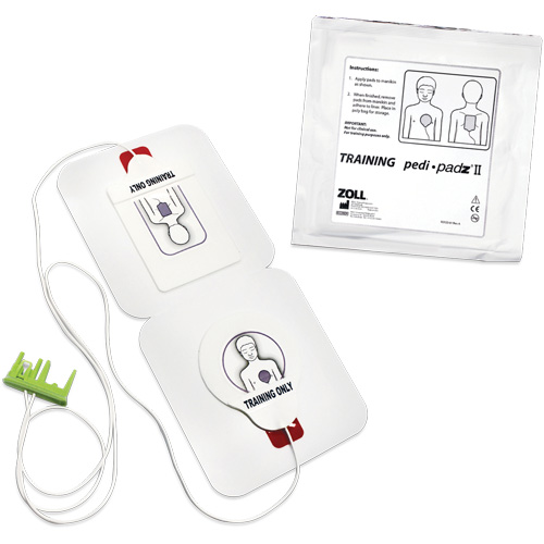 &eacute;lectrodes de formation Pedi Padz II, Zoll AED Plus Pour, Non m&eacute;dical Sécurité Médic