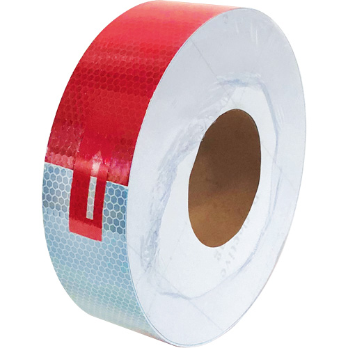 Conspicuity Tape, 2" W x 150' L, Red & White Sécurité Médic