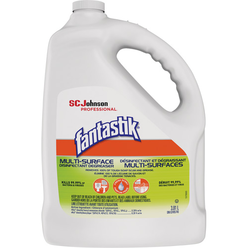 D&eacute;sinfectant et d&eacute;graissant multisurface professionnel Fantastik, 3,78 L, Cruche Sécurité Médic