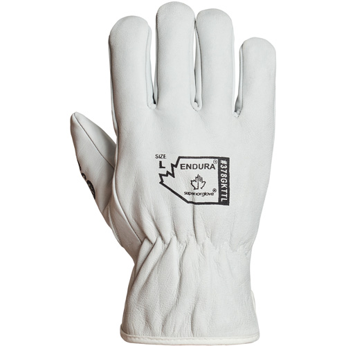 Endura&reg; Winter-Lined Driver Gloves, X-Large, Grain Goatskin Palm, Thinsulate Inner Lining Sécurité Médic