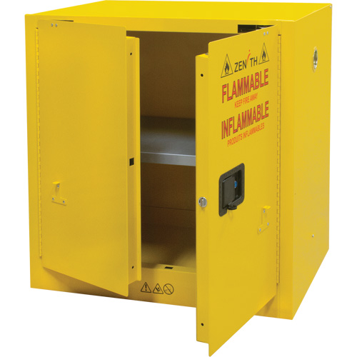 Armoire pour produits inflammables, 22 gal., 2 Porte(s), 35" La x 35" h x 22" p Sécurité Médic