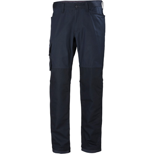 Oxford Service Pants, Poly-Cotton, Navy Blue, Size 30, 32 Inseam Sécurité Médic