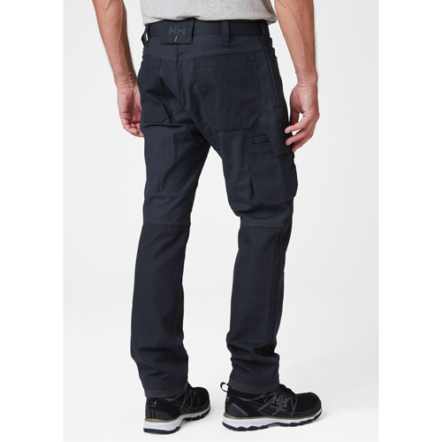 Oxford Service Pants, Poly-Cotton, Navy Blue, Size 30, 32 Inseam Sécurité Médic
