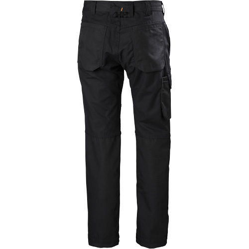 Pantalons d'entretien Oxford, Poly-coton, Noir, Taille 30, Entrejambe 30 Sécurité Médic