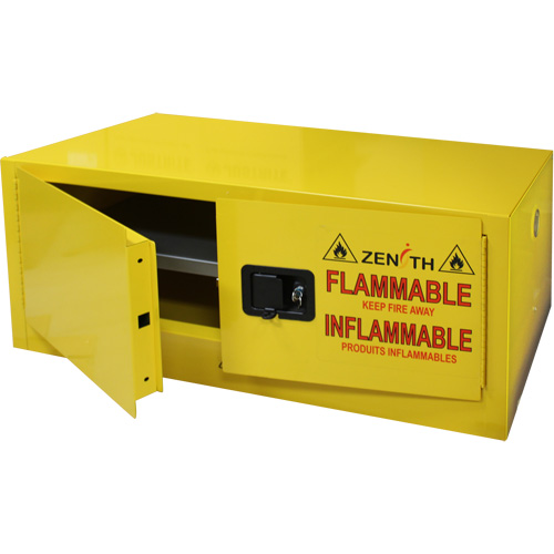 Flammable Storage Cabinet, 12 gal., 2 Door, 43" W x 18" H x 18" D Sécurité Médic