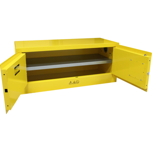 Flammable Storage Cabinet, 12 gal., 2 Door, 43" W x 18" H x 18" D Sécurité Médic