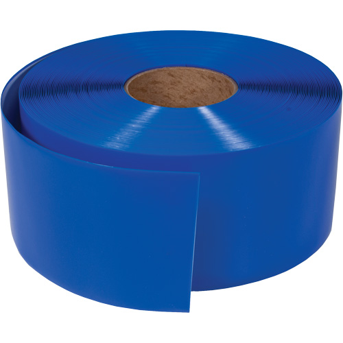 Ruban de marquage tr&egrave;s r&eacute;sistant pour plancher ArmorStripe, 4" x 100', PVC, Bleu Sécurité Médic