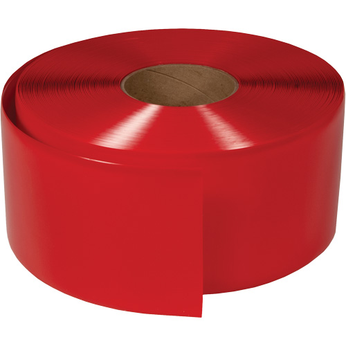 Ruban de marquage tr&egrave;s r&eacute;sistant pour plancher ArmorStripe, 4" x 100', PVC, Rouge Sécurité Médic