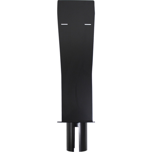 Porte-distributeur pour poteaux de barri&egrave;re pour le contr&ocirc;le des foules, Noir Sécurité Médic
