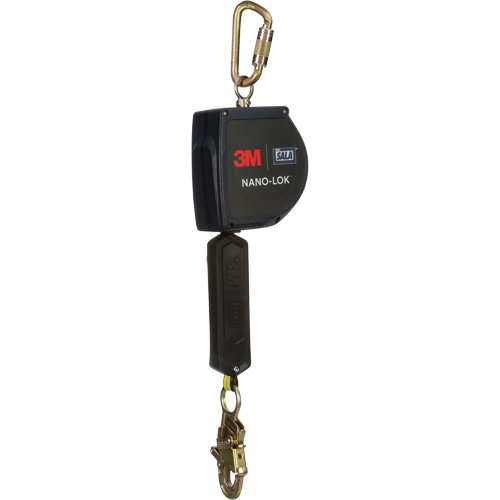 Nano-Lok Extended Length Self Retracting Lifeline, 20', Dyneema&reg;, Swivel Sécurité Médic