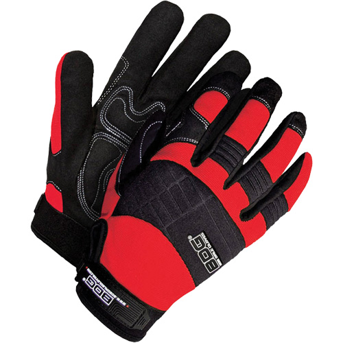 Gants performants &agrave; usage intensif avec paumes coussin&eacute;es, Taille 2T-Grand, Paume Synth&eacute;tique Sécurité Médic