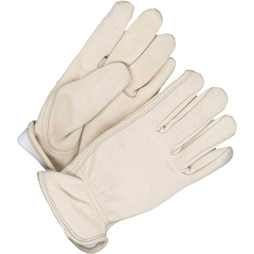 Ladies Insulated Driver Gloves, 7, Grain Cowhide Palm, Fleece Inner Lining Sécurité Médic